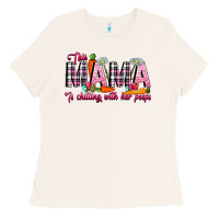 Bone This Mama Is Chilling With Her Peeps Ladies Tee - CowhideDigitalArt