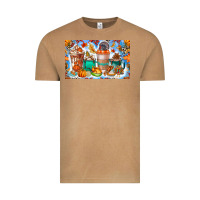Vintage Camel Thanksgiving Coffee Drink Kids Cup Vintage Tee - CowhideDigitalArt