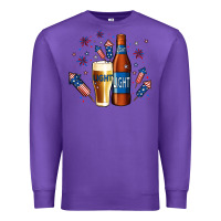 Purple just here for the light no background Premium Sweatshirt - Jasminsmagicworld