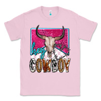 Bubblegum Pink western hey cowboy Classic Tee - OliviaCreatesArt