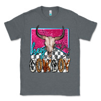 Charcoal Heather western hey cowboy Classic Tee - OliviaCreatesArt
