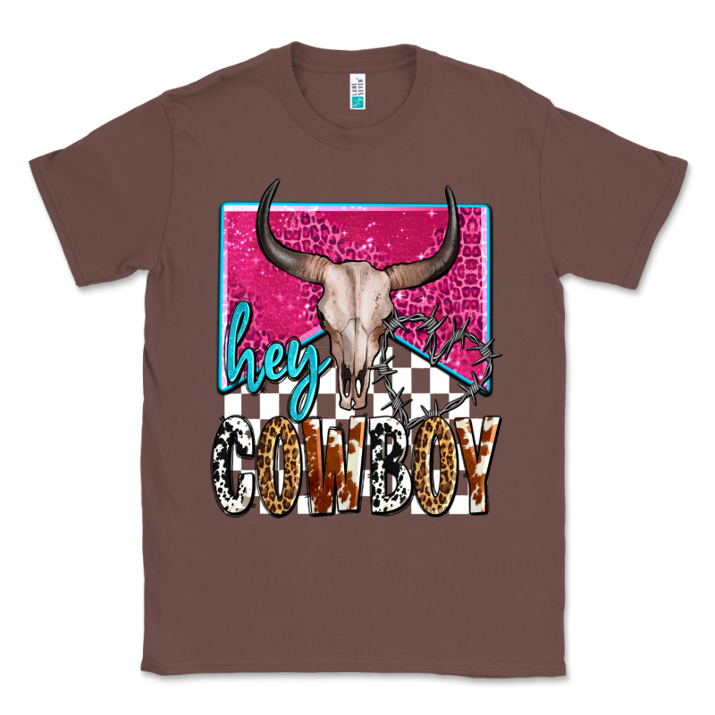 Western Hey Cowboy Classic Tee by OliviaCreatesArt | Teevron