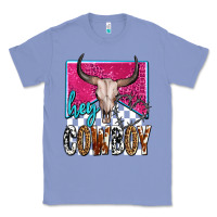 Colony Blue western hey cowboy Classic Tee - OliviaCreatesArt