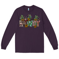Plum howdy Long Sleeve Tee - SublimationCraftShop