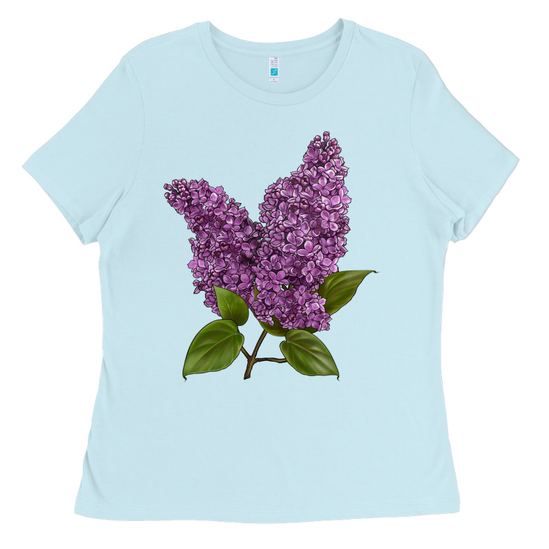 Purple Lilac Flower Ladies Tee by LillyAllenDesigns | Teevron