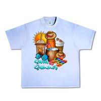 Grape Ice Sweet Summer Urban Heavy Tee - CowhideDigitalArt