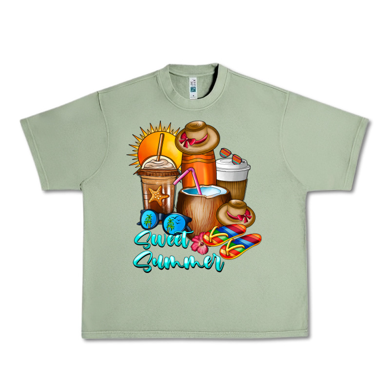Sweet Summer Urban Heavy Tee by CowhideDigitalArt | Teevron
