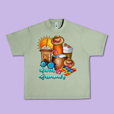 Sweet Summer Urban Heavy Tee Designed By Cowhidedigitalart