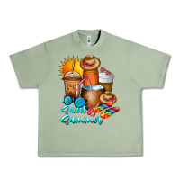 Oil Green Sweet Summer Urban Heavy Tee - CowhideDigitalArt