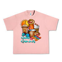 Salmon Sweet Summer Urban Heavy Tee - CowhideDigitalArt