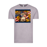 Vintage Zinc Western 4th Of July Cow Vintage Tee - LillyAllenDesigns