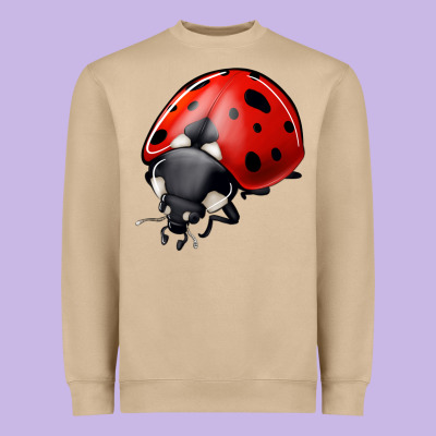 Ladybug Heavyweight Sweatshirt Designed By Jasminsmagicworld