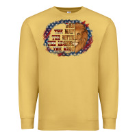 Antique Gold dad the man american flag Premium Sweatshirt - Jasminsmagicworld