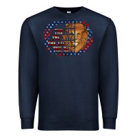 Navy dad the man american flag Premium Sweatshirt - Jasminsmagicworld