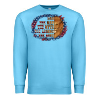 Ocean Blue dad the man american flag Premium Sweatshirt - Jasminsmagicworld