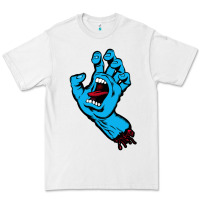 White santacruz screaming hand Premium Tee - artisFamous