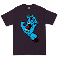 Plum santacruz screaming hand Premium Tee - artisFamous