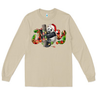 Mushroom panda joy christmas Long Sleeve Tee - LillyAllenDesigns
