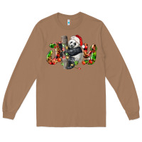 Toasted Coconut panda joy christmas Long Sleeve Tee - LillyAllenDesigns
