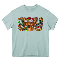 Arona dachshund christmas joy Heavy Core Tee - RanaPortraitStore