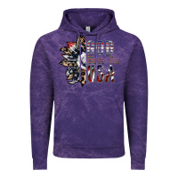 Cloud Purple god bless the usa Vintage Hoodie - SublimationCraftShop
