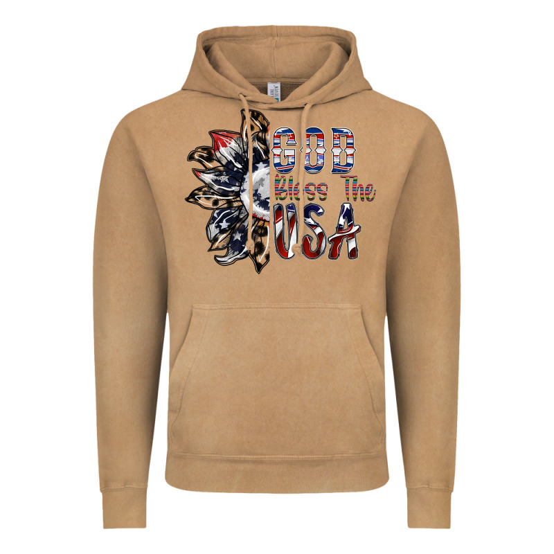 God Bless The Usa Vintage Hoodie by SublimationCraftShop | Teevron