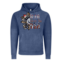 Vintage Denim god bless the usa Vintage Hoodie - SublimationCraftShop