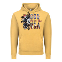 Vintage Mustard god bless the usa Vintage Hoodie - SublimationCraftShop