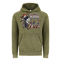 Vintage Olive god bless the usa Vintage Hoodie - SublimationCraftShop