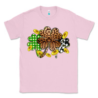 Bubblegum Pink St. Patrick's Day shamrocks Classic Tee - OliviaCreatesArt