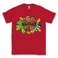 Red St. Patrick's Day shamrocks Classic Tee - OliviaCreatesArt