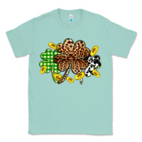 Seafoam St. Patrick's Day shamrocks Classic Tee - OliviaCreatesArt