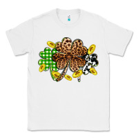White St. Patrick's Day shamrocks Classic Tee - OliviaCreatesArt