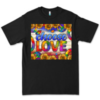 Black Western Choose Love Tumbler Premium Tee - BundleAndBundleShop