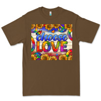 Cacao Western Choose Love Tumbler Premium Tee - BundleAndBundleShop