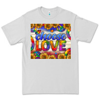 Dove Grey Western Choose Love Tumbler Premium Tee - BundleAndBundleShop