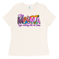 Bone This Mama is chilling with her Ladies Tee - CowhideDigitalArt