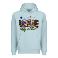 Blue Mist Love My Soldier Premium Hoodie - BarkalooDesign