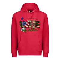Cardinal Love My Soldier Premium Hoodie - BarkalooDesign