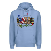 Colony Blue Love My Soldier Premium Hoodie - BarkalooDesign