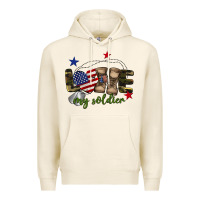 Tofu Love My Soldier Premium Hoodie - BarkalooDesign