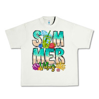 Pistachio Summer Vibes Urban Heavy Tee - CowhideDigitalArt