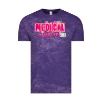 Cloud Purple valentine medical assistant Vintage Tee - CowhideDigitalArt