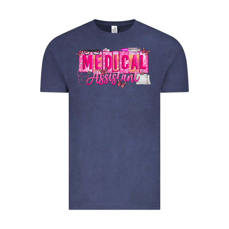Valentine Medical Assistant Vintage Tee by CowhideDigitalArt | Teevron