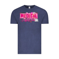 Vintage Denim valentine medical assistant Vintage Tee - CowhideDigitalArt