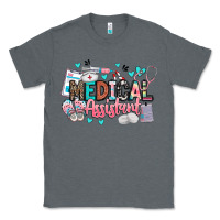 Charcoal Heather medical assistant Classic Tee - BarkalooDesign
