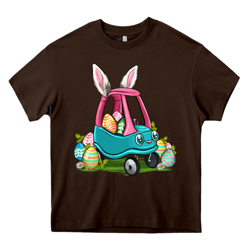 Easter Toddler Car Heavy Core Tee by OliviaCreatesArt | Teevron