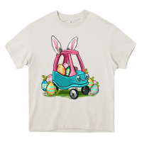 Cream Easter toddler car Heavy Core Tee - OliviaCreatesArt