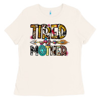 Bone Tired As a Mother Ladies Tee - CowhideDigitalArt