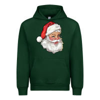 Forest Green santa Urban Hoodie - RanaPortraitStore